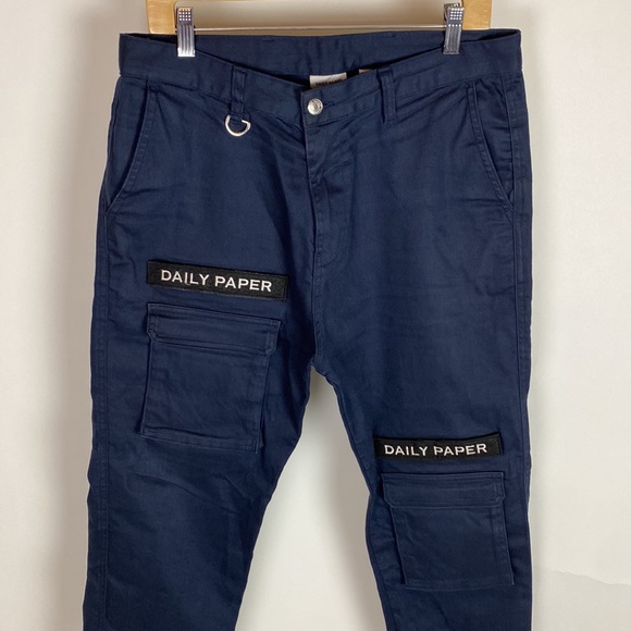 DAILY PAPER Green MEN’S SLIM CARGO PANTS SIZE Large